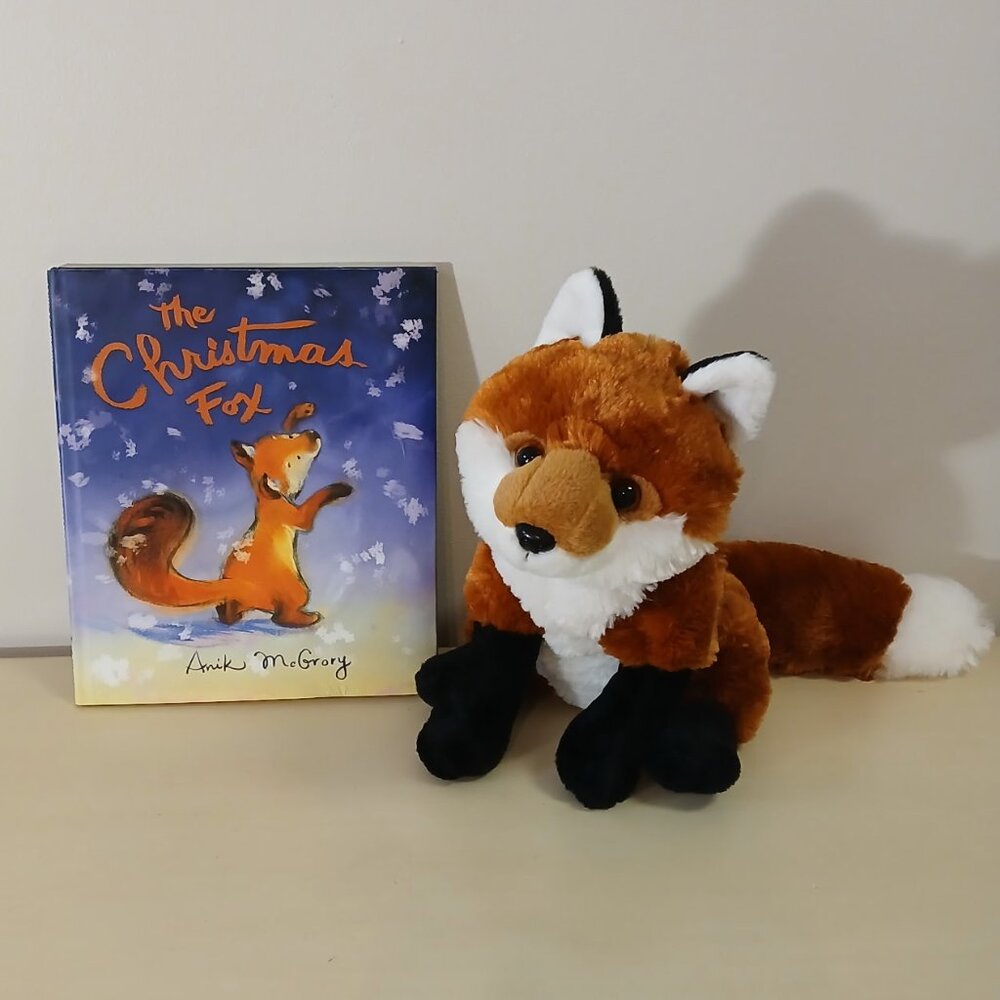 Hardback book - The Christmas Fox with plush fox